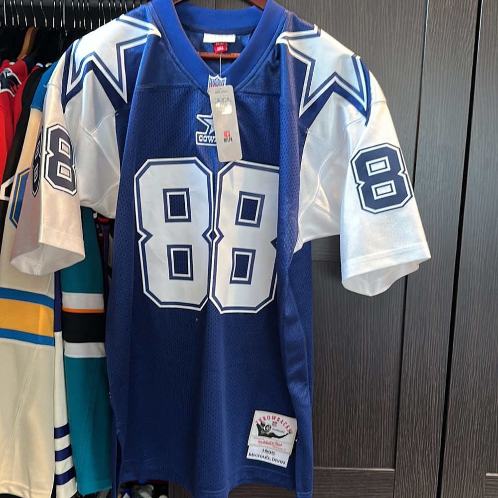 Michael Irvin Dallas Cowboys NFL Mitchell & Ness 1995 Authentic Jersey